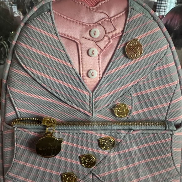 Loungefly Wicked Glinda Shiz University Uniform Cosplay Mini Backpack (A5) - Picture 3 of 9